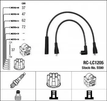 Проволока зажигания, набор NGK RCLC1205