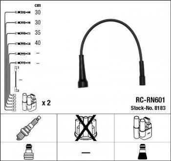 Дроти запалювання NGK RCRN601