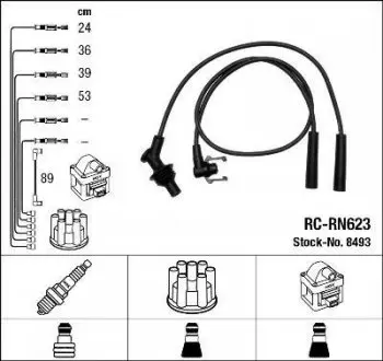 Дроти запалювання NGK RCRN623