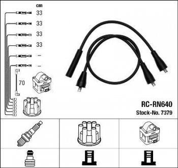 Проволоки зажигания NGK RCRN640