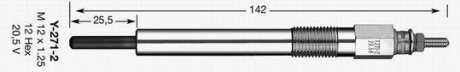 Свічка розжарювання NGK Y2712