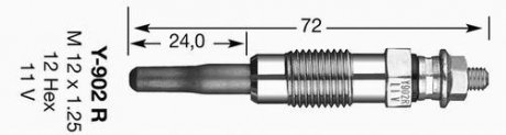 Свеча накаливания NGK Y902R