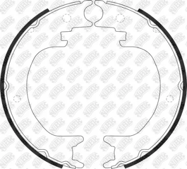 Колодки барабан. NiBK FN0649
