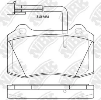 Автозапчасть NiBK PN0202W