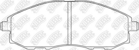 Колодки гальм. NiBK PN0434