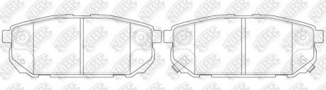 Колодки гальм. NiBK PN0798