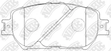 Колодки гальм. NiBK PN1479