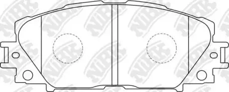 Колодки гальм. NiBK PN1508