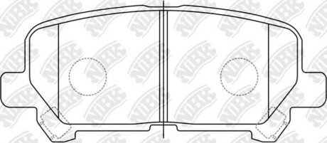 Колодки гальм. NiBK PN28002