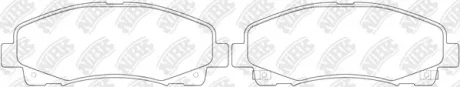 Колодки тормозов. NiBK PN28003
