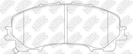 Колодки гальм. NiBK PN2808