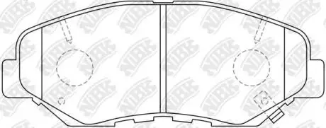 Колодки гальм. NiBK PN8485