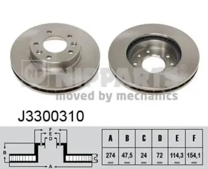 Автозапчасть NIPPARTS J3300310