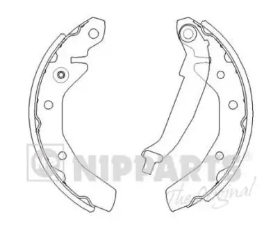 Тормозные колодки.) NIPPARTS J3500905