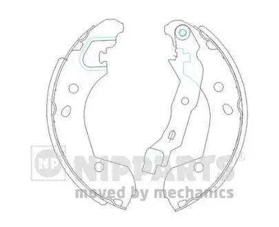 Тормозные колодки NIPPARTS J3501055