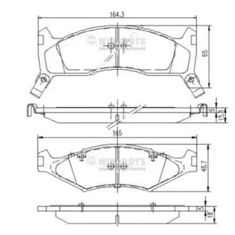 Тормозные колодки, дисковый тормоз.) NIPPARTS J3600302