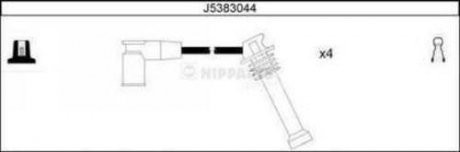 Комплект кабелів запалювання NIPPARTS J5383044 (фото 1)