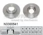 Тормозной диск NIPPARTS N3300541 (фото 1)