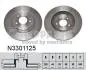 Тормозной диск NIPPARTS N3301125 (фото 1)