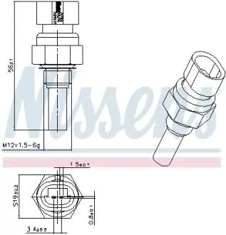 Датчик температури First Fit NISSENS 207005