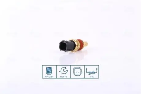 Датчик температуры охлаждающей жидкости Fiat Ducato 2.0 JTD 01-02 (2 конт.) NISSENS 207029