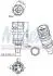 Перемикач тиску кондиціонера VOLVO FL, FLC, FM10, FM12, FM7, FM9 D10A320-D9B300 09.96- NISSENS 301028 (фото 1)