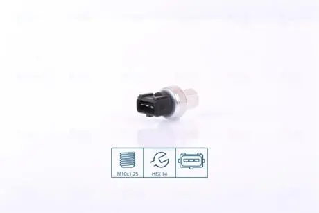 Датчик давления кондиционера Volvo 850/C30/C70/S40/S80/S90/V50/V70/XC60/XC70 1.5-4.4 91-18 NISSENS 301068