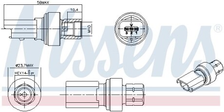 Датчик тиску хладогенту NISSENS 301136