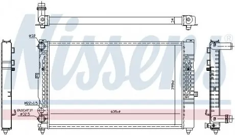 Радиатор NISSENS 60491