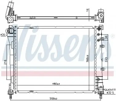 Радіатор NISSENS 606159