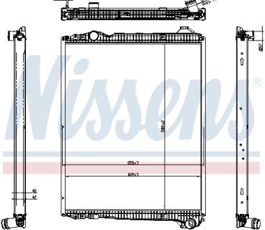 Автозапчасть NISSENS 606323