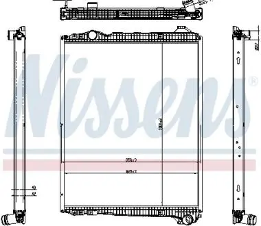 Автозапчасть NISSENS 606323