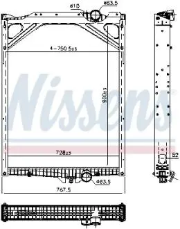Автозапчасть NISSENS 606367