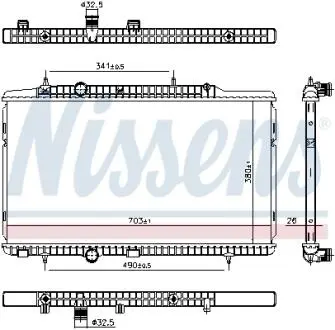 Автозапчасть NISSENS 606405