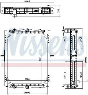Автозапчасть NISSENS 606425