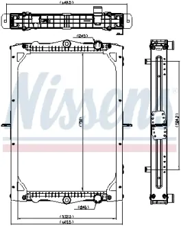 Автозапчасть NISSENS 606772