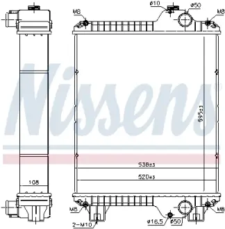 Автозапчасть NISSENS 606891