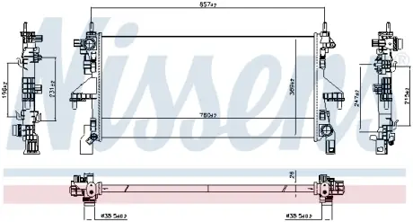 Автозапчасть NISSENS 607131