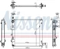 Радіатор двигуна KIA PICANTO III 1.0 03.17- NISSENS 607198 (фото 1)