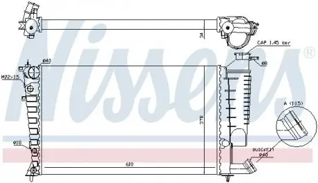 Радиатор NISSENS 61317A