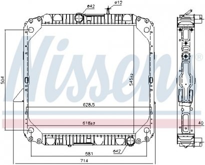 Радіатор NISSENS 62563