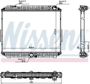 Автозапчасть NISSENS 6270030