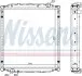 Радиатор системы охлаждения NISSENS 62876A (фото 1)