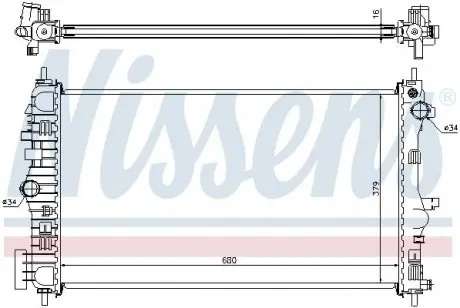 Радиатор NISSENS 630712