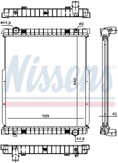 Радиатор NISSENS 63332 (фото 1)