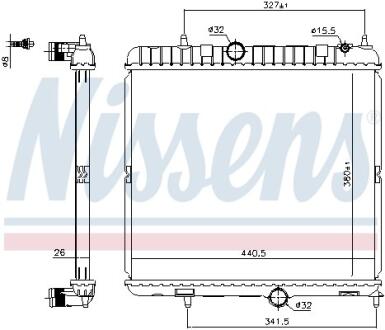 Автозапчасть NISSENS 636028