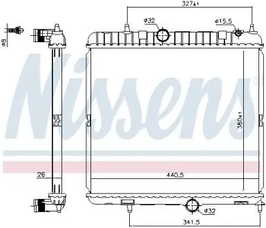 Автозапчасть NISSENS 636028