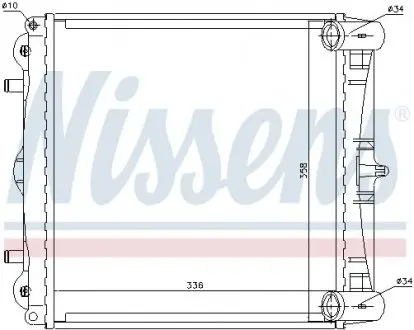 Радиатор NISSENS 63776