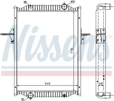 Радиатор NISSENS 63782A