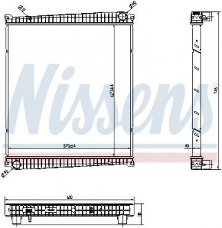 Радиатор MASCOTT DXI.. NISSENS 6378750